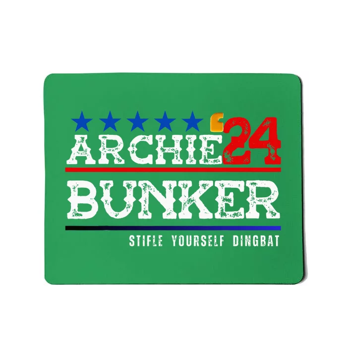 Archie Bunker 24 For President 2024 Mousepad