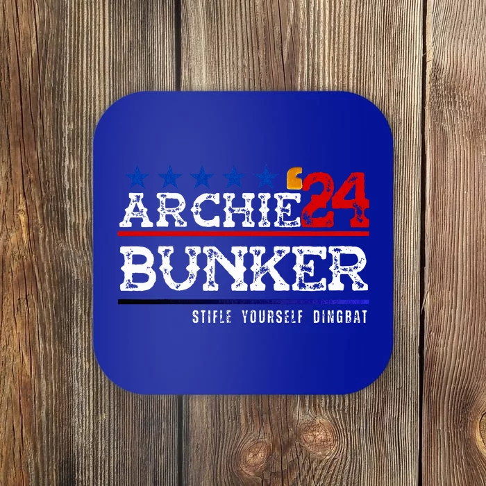 Archie Bunker 24 For President 2024 Coaster