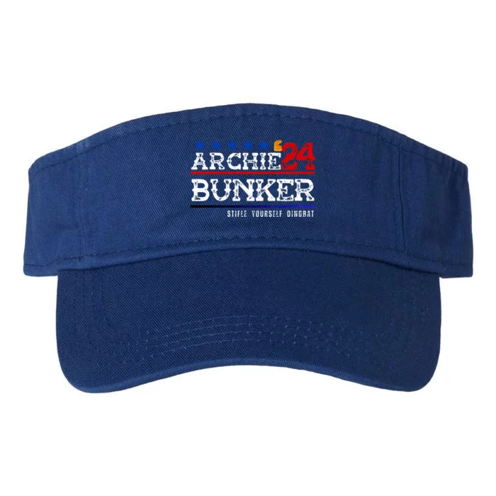 Archie Bunker 24 For President 2024 Valucap Bio-Washed Visor