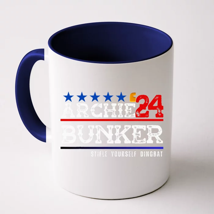 Archie Bunker 24 For President 2024 Front & Back Coffee Mug