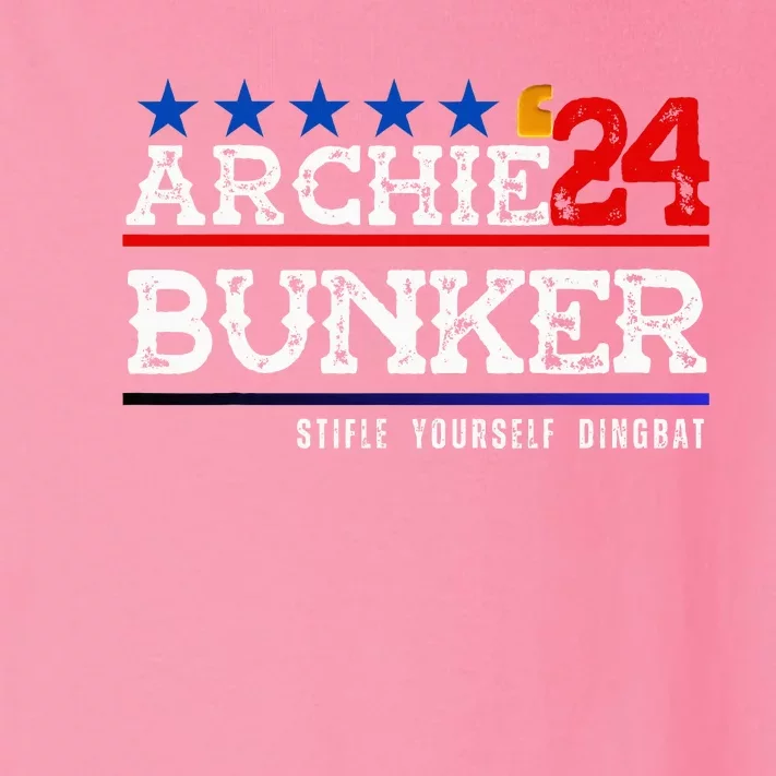 Archie Bunker 24 For President 2024 Toddler Long Sleeve Shirt