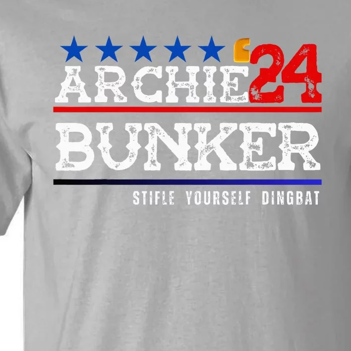 Archie Bunker 24 For President 2024 Tall T-Shirt