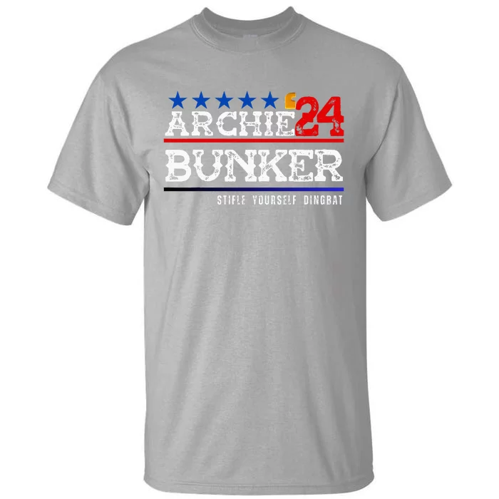 Archie Bunker 24 For President 2024 Tall T-Shirt