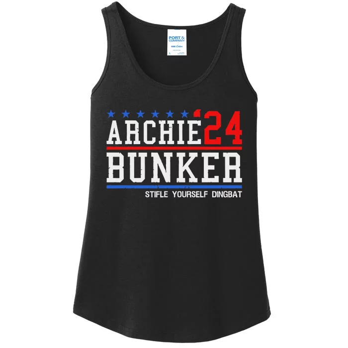 Archie Bunker 24 For President 2024 Ladies Essential Tank