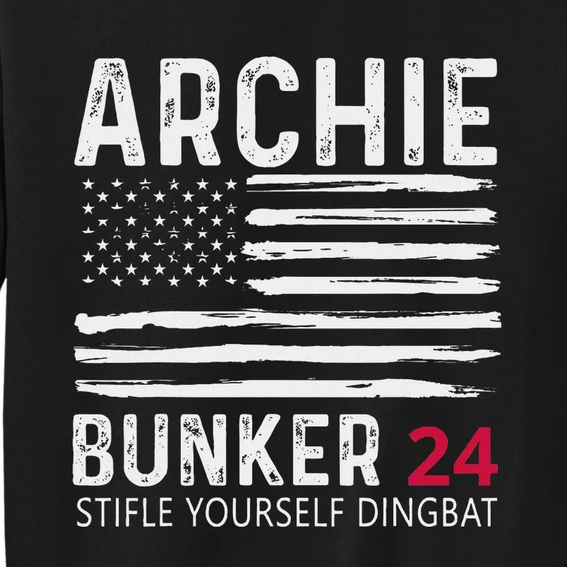 Archie Bunker 24. Stifle Yourself Dingbat Tall Sweatshirt