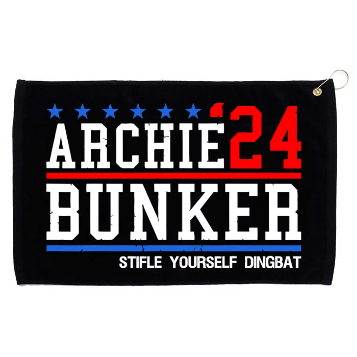 Archie Bunker 24 For President 2024 Grommeted Golf Towel