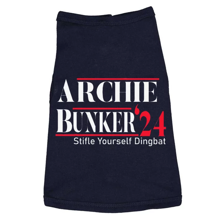 Archie Bunker 24 For President Doggie Tank