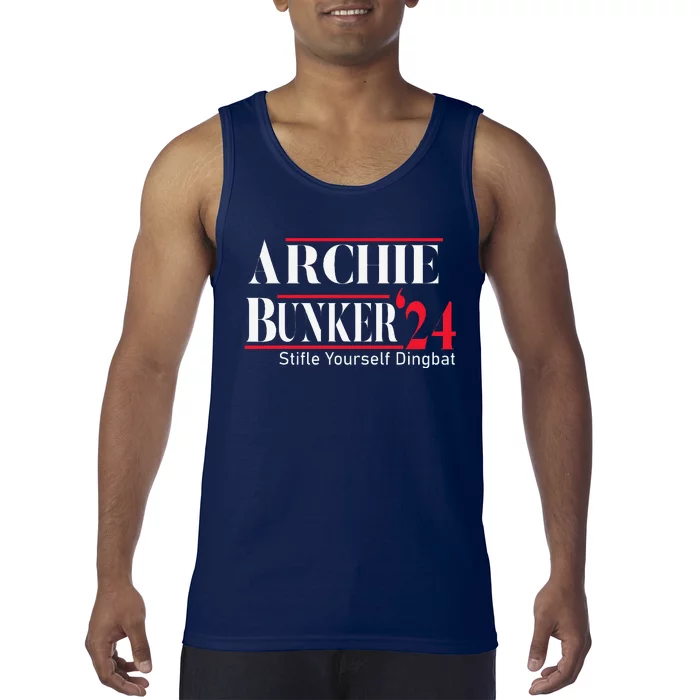 Archie Bunker 24 For President Tank Top