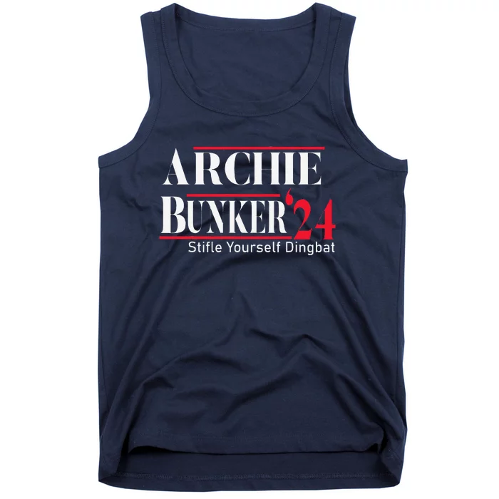 Archie Bunker 24 For President Tank Top