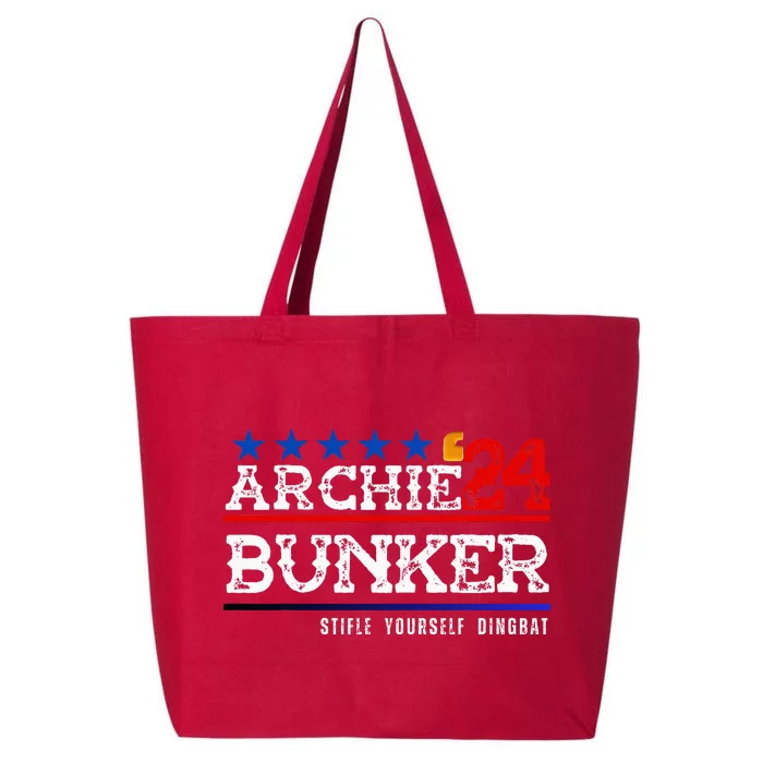 Archie Bunker 24 For President 2024 25L Jumbo Tote