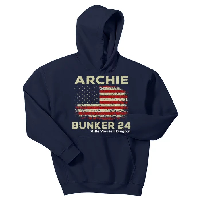 Archie Bunker 24 For President Premium Kids Hoodie