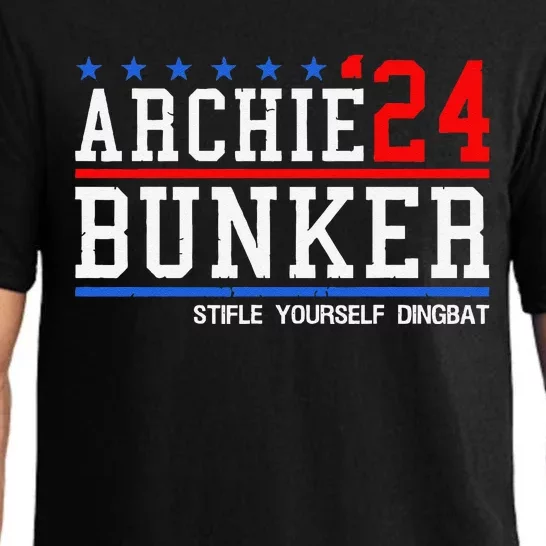 Archie Bunker 24 For President 2024 Gift Pajama Set