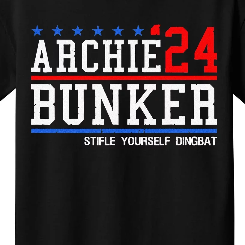 Archie Bunker 24 For President 2024 Gift Kids T-Shirt