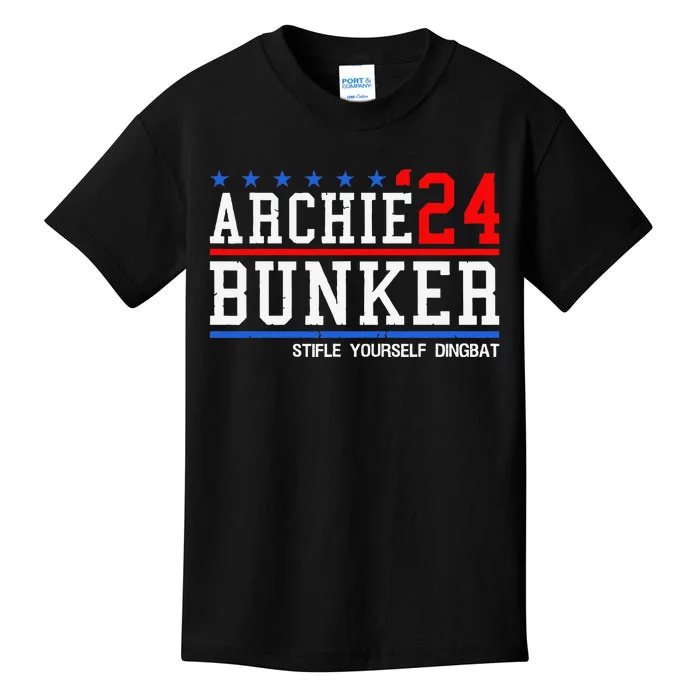 Archie Bunker 24 For President 2024 Gift Kids T-Shirt