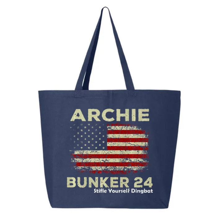 Archie Bunker 24 For President 25L Jumbo Tote