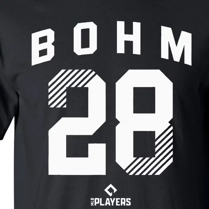 Alec Bohm 28 Philadelphia Pennsylvania Baseball Player Tall T-Shirt