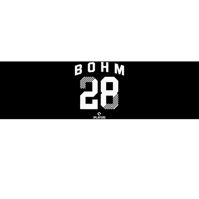 Alec Bohm 28 Philadelphia Pennsylvania Baseball Player Bumper Sticker