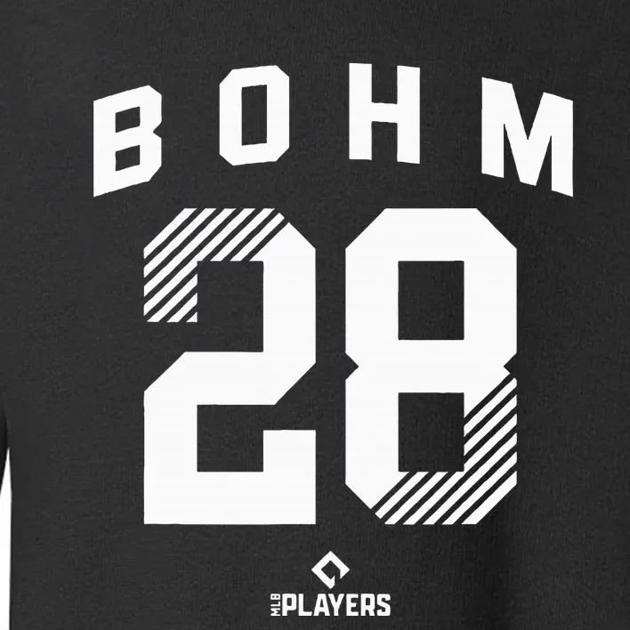 Alec Bohm 28 Philadelphia Pennsylvania Baseball Player Toddler Sweatshirt