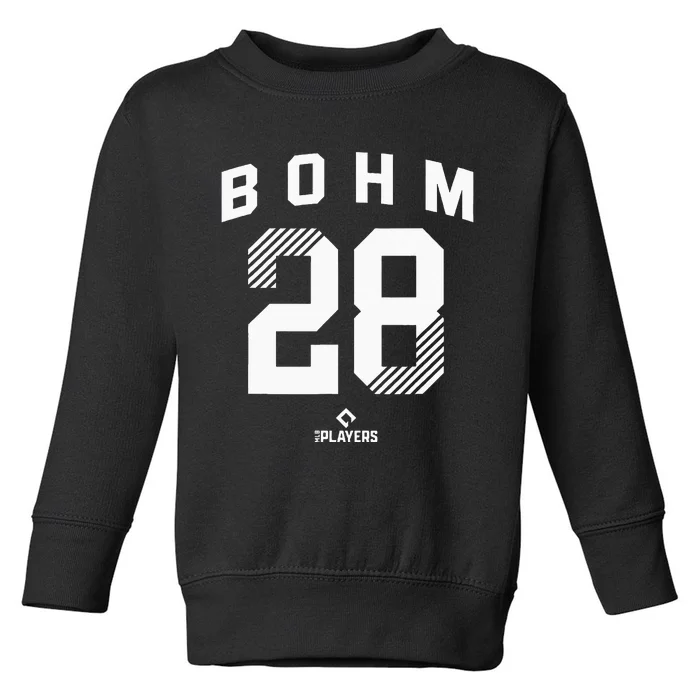 Alec Bohm 28 Philadelphia Pennsylvania Baseball Player Toddler Sweatshirt