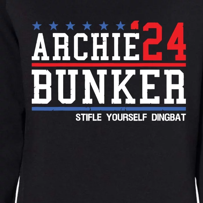 Archie Bunker 24 For President 2024 Womens California Wash Sweatshirt