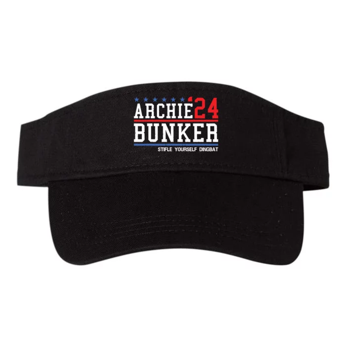 Archie Bunker 24 For President 2024 Valucap Bio-Washed Visor