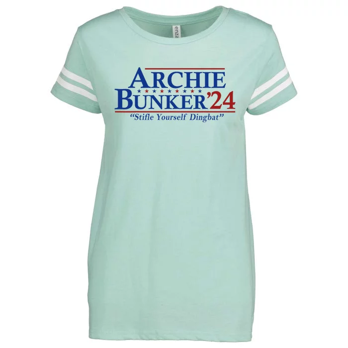 Archie Bunker 24 For President 2024 Enza Ladies Jersey Football T-Shirt