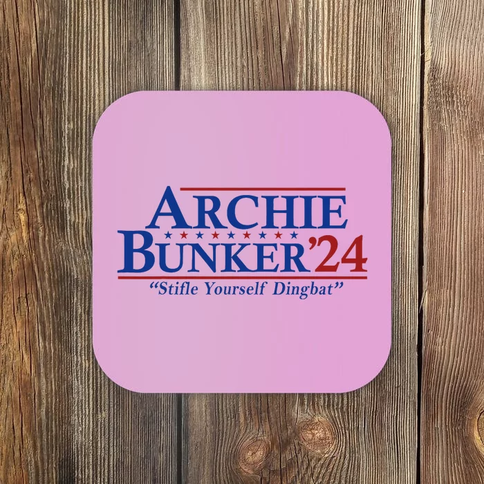 Archie Bunker 24 For President 2024 Coaster