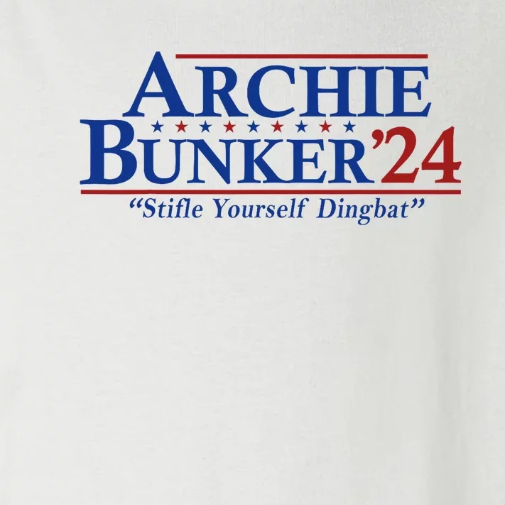 Archie Bunker 24 For President 2024 Toddler Long Sleeve Shirt