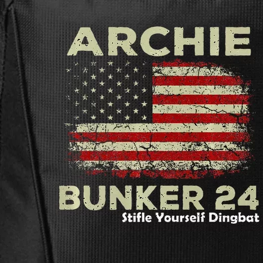 Archie Bunker 24 For President City Backpack