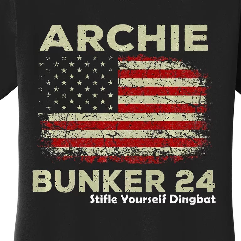 Archie Bunker 24 For President Women's T-Shirt