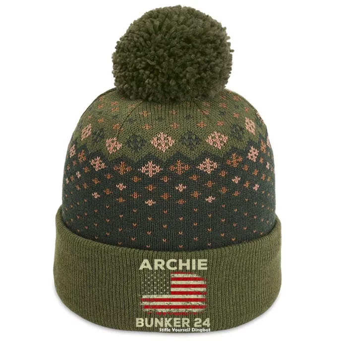 Archie Bunker 24 For President The Baniff Cuffed Pom Beanie