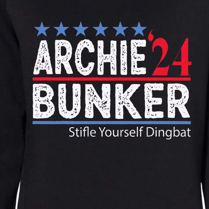 Archie Bunker 24 For President 2024 Womens California Wash Sweatshirt