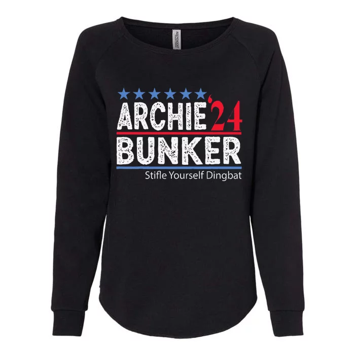 Archie Bunker 24 For President 2024 Womens California Wash Sweatshirt