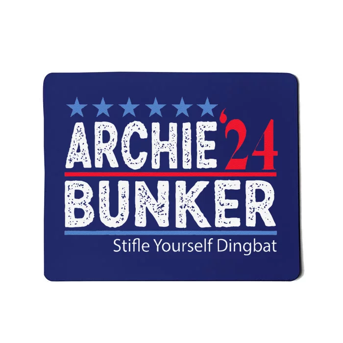 Archie Bunker 24 For President 2024 Mousepad