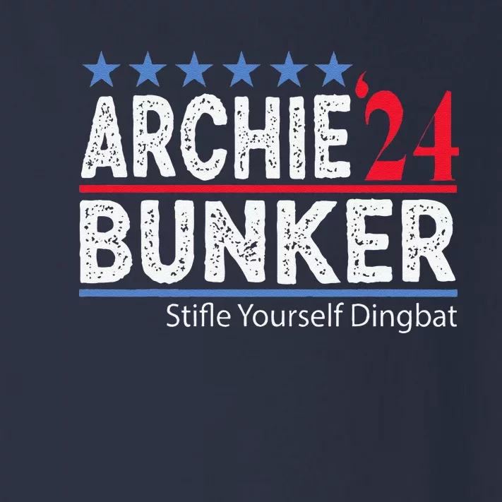 Archie Bunker 24 For President 2024 Toddler Long Sleeve Shirt