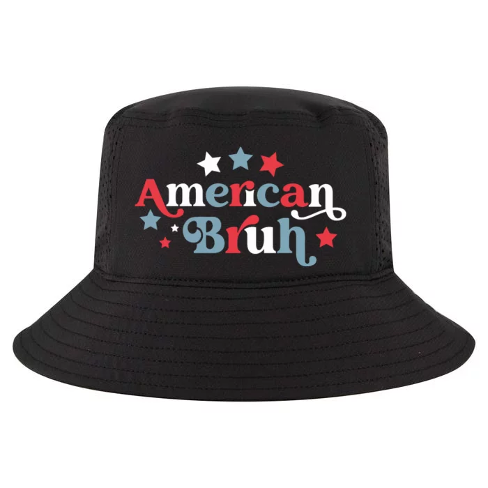 American Bruh 4th Of July Cool Comfort Performance Bucket Hat