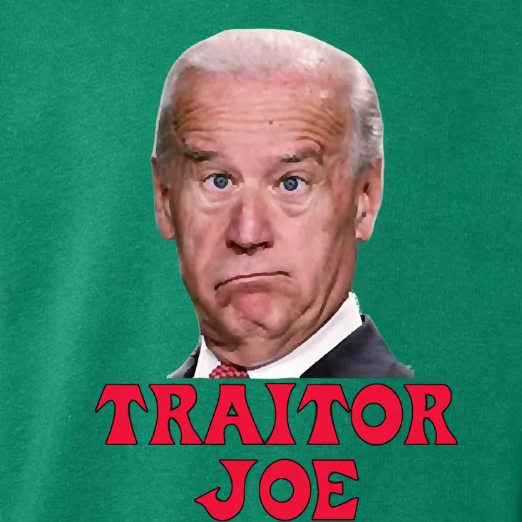 Anti Biden AntiBiden Pro Trump 2024 ProTrump Funny Traitor Joe Meme Toddler Hoodie