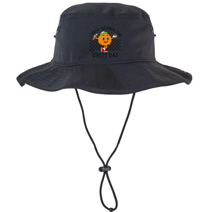 Anti Bullying Awareness Pumpkin I Wear Orange For Unity Day Legacy Cool Fit Booney Bucket Hat