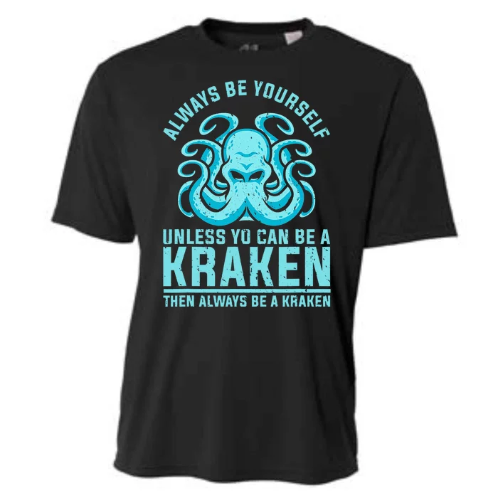 Always Be A Kraken Funny Crypto Cooling Performance Crew T-Shirt