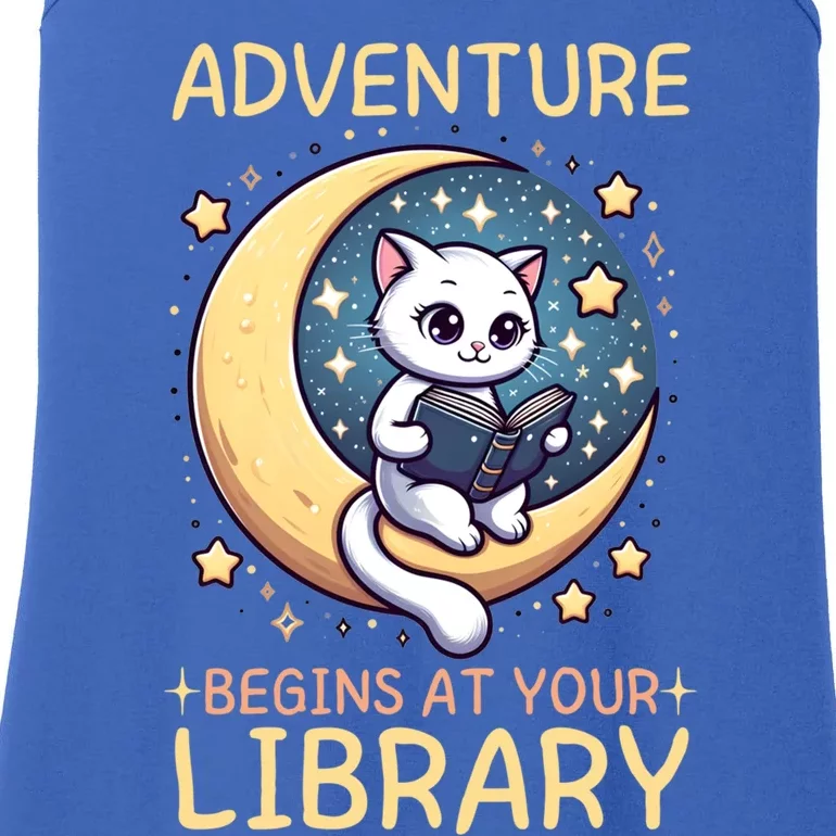 Adventure Begins At Your Library Summer Reading Program 2024 Gift Ladies Essential Tank