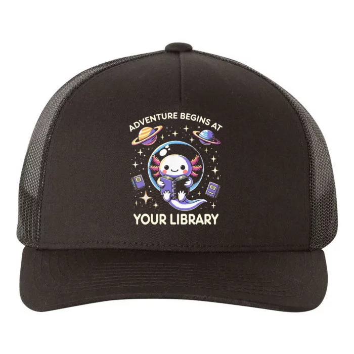 Adventure Begins At Your Library Summer Reading Program 2024 Yupoong Adult 5-Panel Trucker Hat