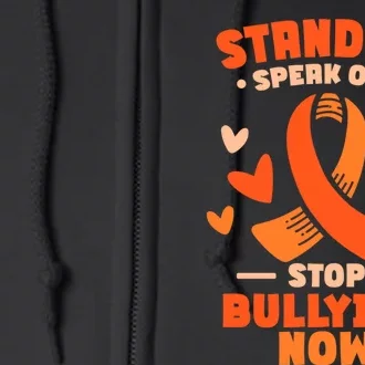 Anti Bullying Awareness And Prevention Month Full Zip Hoodie