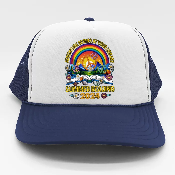 Adventure Begins At Your Library Summer Reading 2024 Trucker Hat