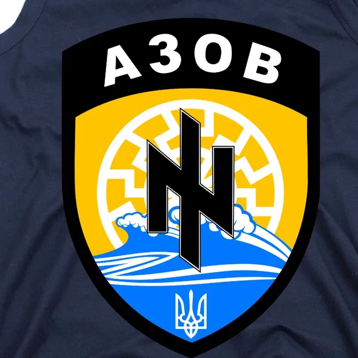 Azov Battalion A30B Shield Special Forces Ukraine Tank Top