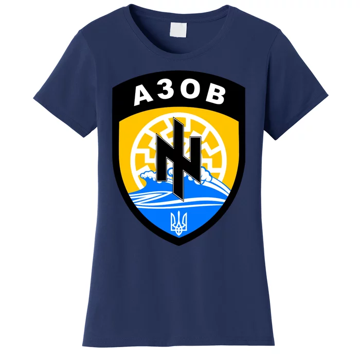 Azov Battalion A30B Shield Special Forces Ukraine Women's T-Shirt