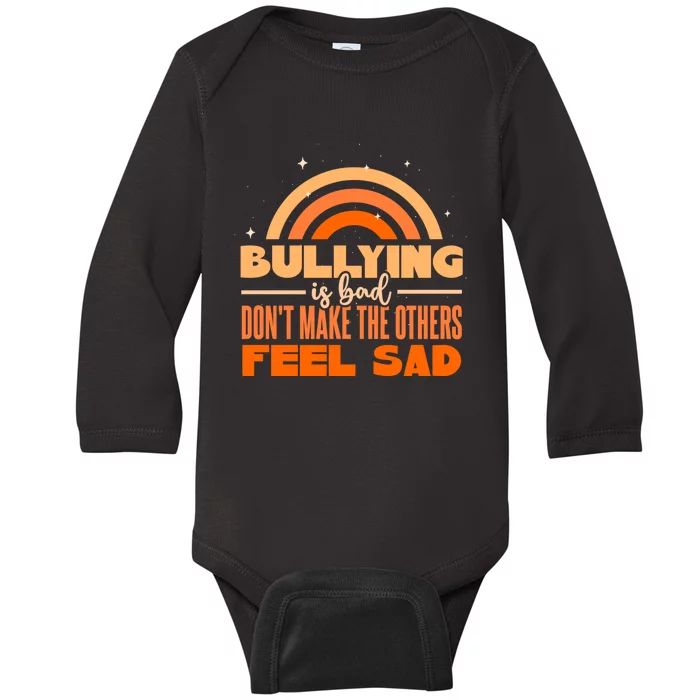 Anti Bullying Apparel Gift Baby Long Sleeve Bodysuit