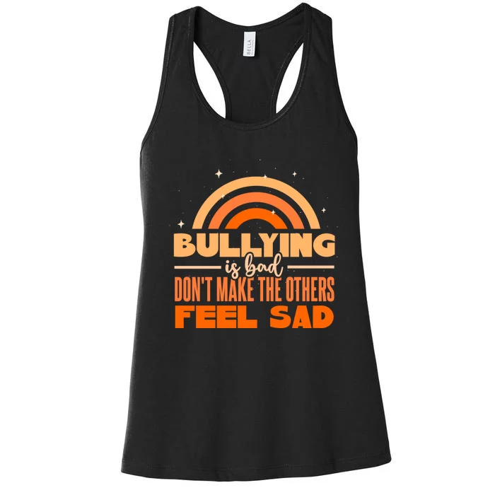 Anti Bullying Apparel Gift Women's Racerback Tank