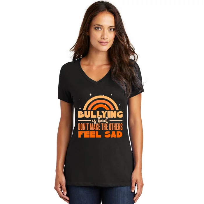 Anti Bullying Apparel Gift Women's V-Neck T-Shirt