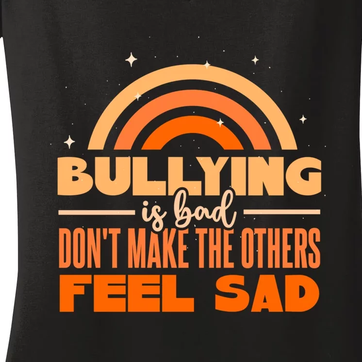 Anti Bullying Apparel Gift Women's V-Neck T-Shirt