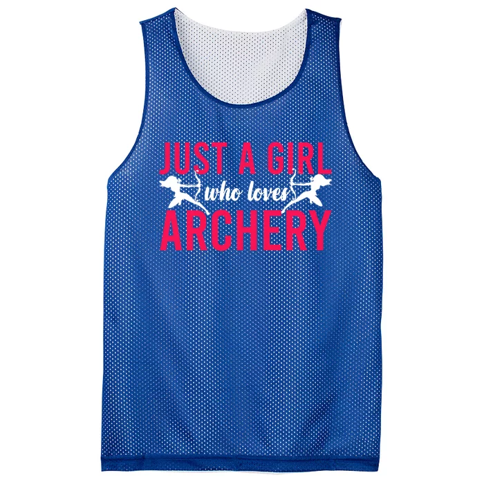 Archery Bow Archer Girl Just A Girl Who Loves Archery Gift Mesh Reversible Basketball Jersey Tank